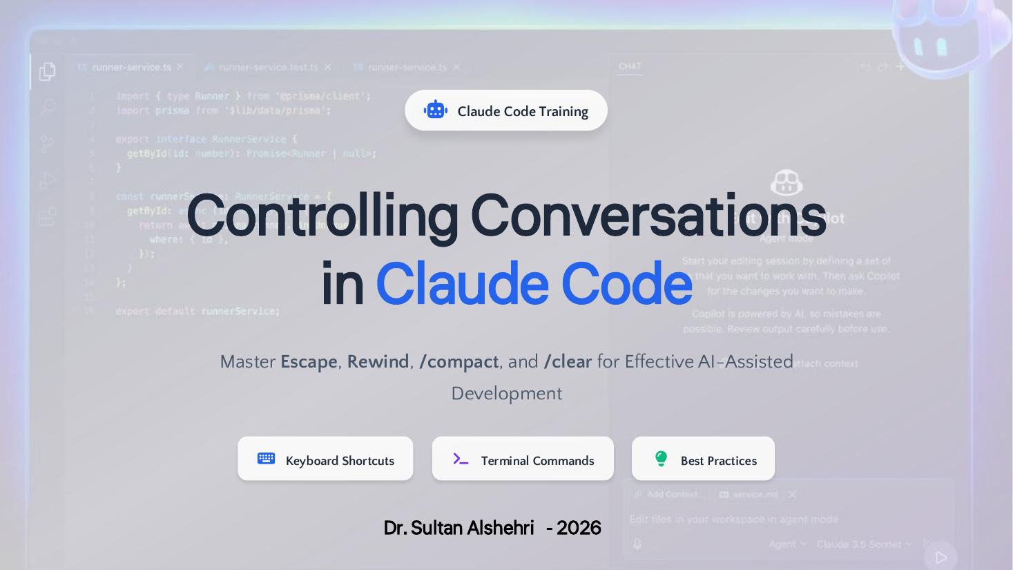 Controlling Conversations in Claude Code cover