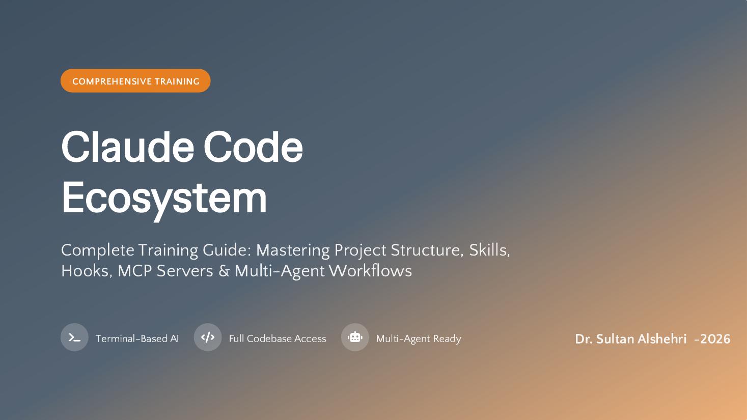 Claude Code Ecosystem — Complete Training Guide cover