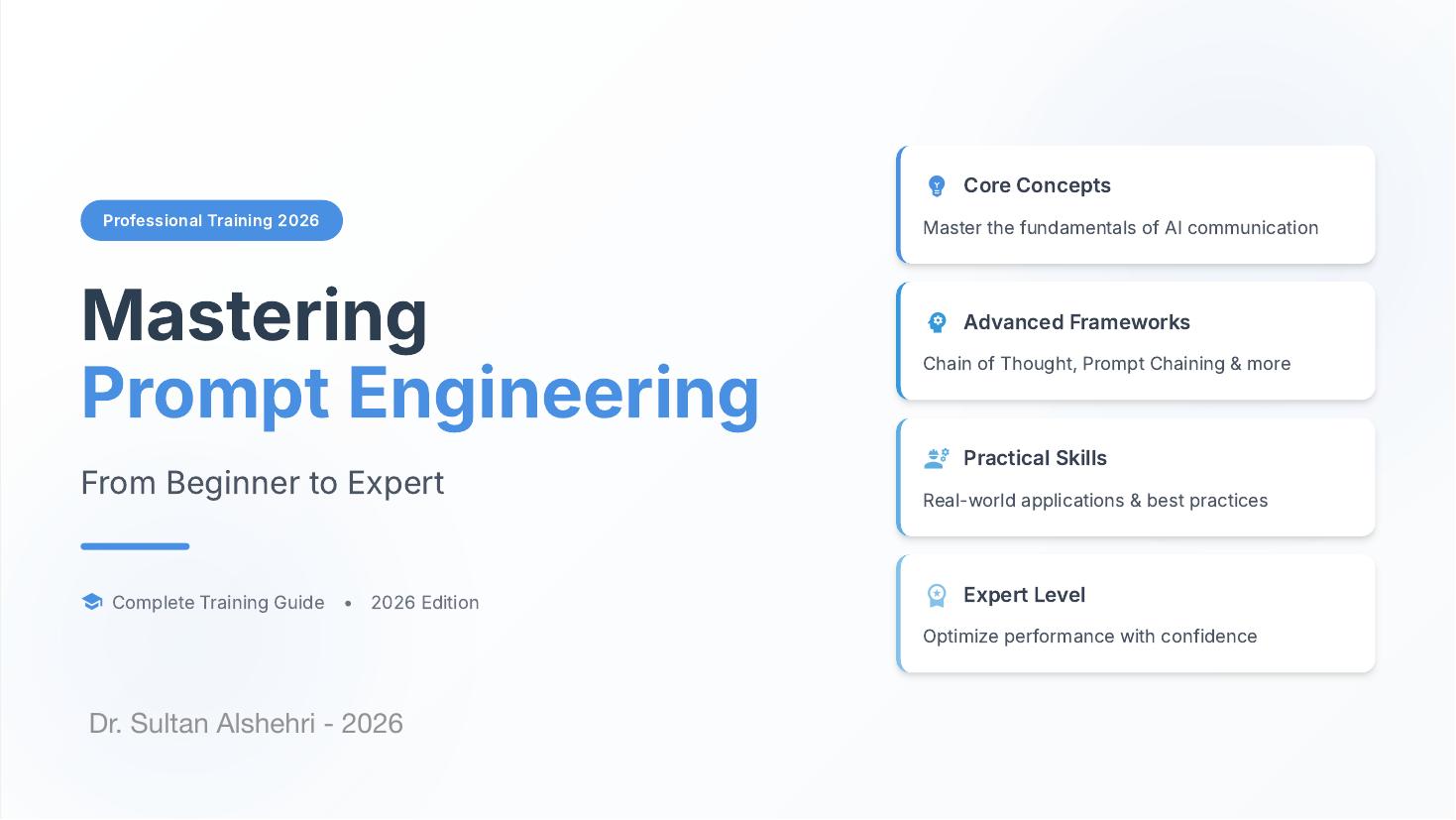 Mastering Prompt Engineering — Complete Training Guide cover